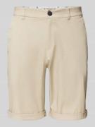 Tom Tailor Regular Fit Chinoshorts aus Baumwoll-Mix in Beige, Größe 33