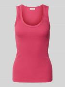 Marc O'Polo Slim Fit Tank Top aus Baumwoll-Mix in Pink, Größe XXL