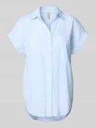 Soyaconcept Regular Fit Hemdbluse mit Kappärmeln Modell 'DINAH' in Hel...