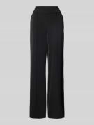 comma Stoffhose mit elastischem Bund in Black, Größe 38