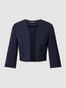 Vera Mont Cropped Cocktailjacke mit 3/4-Arm in Dunkelblau, Größe 46