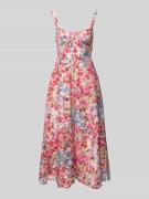 Bardot Abendkleid mit Karree-Ausschnitt Modell 'LILAH' in Rose, Größe ...