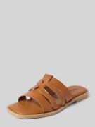 Tamaris Slides mit Blockabsatz in Cognac, Größe 38