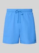 Tommy Hilfiger Regular Fit Badeshorts mit Logo-Stitching in Blau, Größ...