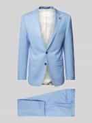 Roy Robson Regular Fit Anzug mit Reverskragen in Hellblau, Größe 48