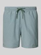 MCNEAL Badehose mit elastischem Bund in Dunkelgruen, Größe XXL