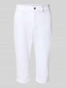 Angels Caprijeans aus Denim mit Umschlag Modell 'Capri' in Weiss, Größ...