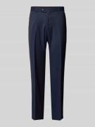 Carl Gross Slim Fit Anzughose mit Bügelfalten Modell 'SILVIO' in Blau,...