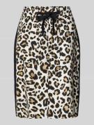 Betty Barclay Knielanger Leinenrock mit aufgesetzten Eingrifftaschen i...
