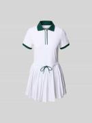 VARLEY Minikleid mit Polokragen in Weiss, Größe M