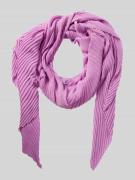 Emporio Armani Schal mit Plisseefalten in Rosa, Größe 1
