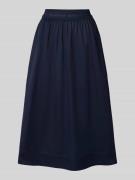 Milano Italy Midirock mit Eingrifftaschen in Marine, Größe 38