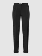 Raffaello Rossi Chino mit Bügelfalten Modell 'Ute' in Black, Größe 42