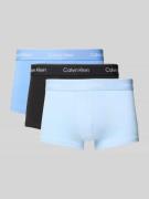 Calvin Klein Underwear Trunks mit elastischem Label-Bund im 3er-Pack i...