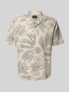 MCNEAL Freizeithemd mit Knopfleiste in Beige, Größe S