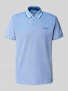 Tom Tailor Regular Fit Poloshirt aus Baumwoll-Mix in Royal Melange, Gr...