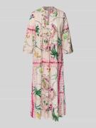 Emily Van den Bergh Midikleid mit Eingrifftaschen in Sand, Größe 42