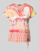 Betty Barclay T-Shirt mit V-Ausschnitt in Pink, Größe 36