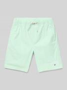 Tommy Hilfiger Teens Shorts mit Label-Stitching in Mint, Größe 176