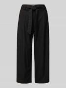 Only Regular Fit Culotte aus Viskose-Leinen-Mix Modell 'CARO' in Black...