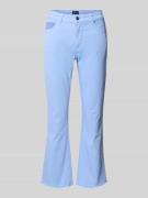 Raffaello Rossi Regular Fit Jeans mit Fransen in Rauchblau, Größe 38