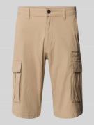 s.Oliver BLACK LABEL Relaxed Fit Cargo-Bermudas aus Baumwoll-Elasthan-...