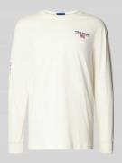 Polo Sport Longsleeve mit Label-Stitching in Offwhite, Größe L