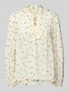 Only Boxy Fit Blusentop mit Allover-Muster Modell 'AIDA ELISA' in Ecru...
