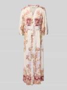 Neo Noir Midikleid mit Tunikakragen Modell 'Stellar Artist' in Rose, G...