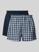 Schiesser Boxershorts mit elastischem Bund im 2er-Pack in Bleu, Größe ...