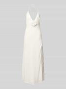 Bardot Brautkleid mit Zierbesatz Modell 'ARADIA' in Offwhite, Größe 40