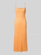 Bardot Midikleid mit Strukturmuster Modell 'ADONI' in Orange, Größe 42