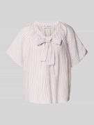 LOLLYS LAUNDRY Blusenshirt mit Schleifen-Detail Modell 'Pine' in Flied...