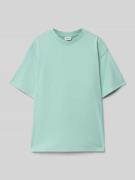 s.Oliver RED LABEL Regular Fit T-Shirt aus reiner Baumwolle in Tuerkis...