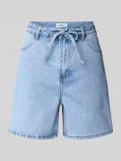 moves Jeansshorts mit Bindegürtel Modell 'Veneda' in Jeansblau, Größe ...