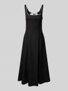 Forever New Midikleid aus Leinen-Viskose-Mix mit Schnürung Modell 'Sol...