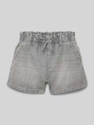 s.Oliver RED LABEL Loose Fit Jeansshorts aus reiner Baumwolle in Black...