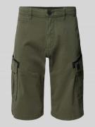 s.Oliver RED LABEL Relaxed Fit Cargoshorts aus Baumwoll-Mix in Oliv, G...