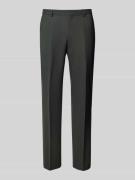 BOSS Slim Fit Anzughose aus Schurwoll-Mix mit Leinen-Anteil Modell 'Le...