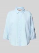 MOS MOSH Regular Fit Bluse mit Leinen-Anteil Modell 'ANGELINA' in Hell...