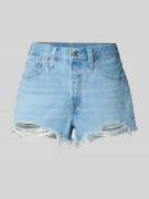 Levi's® Mom Fit Jeansshorts im 5-Pocket-Design Modell '501' in Jeansbl...