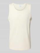 SELECTED HOMME Regular Fit Tank Top aus reiner Baumwolle in Offwhite, ...
