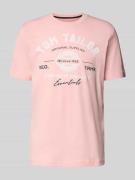 Tom Tailor Regular Fit T-Shirt aus reiner Baumwolle in Hellrosa, Größe...