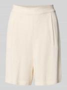 Jake*s Casual Shorts aus Viskose-Leinen-Mix mit elastischem Bund in Be...