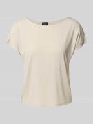 s.Oliver BLACK LABEL Relaxed Fit T-Shirt aus Viskose-Mix in Beige, Grö...