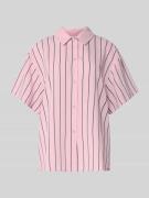 OH APRIL Loose Fit Hemdbluse aus Viskose-Mix Modell 'Mira' in Rose, Gr...