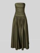 Jake*s Cocktail Abendkleid in Bandeau-Form in Oliv, Größe 34