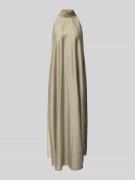 Jake*s Cocktail Cocktailkleid aus Lyocell-Mix mit Stehkragen in Khaki,...