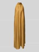 Jake*s Cocktail Cocktailkleid aus Lyocell-Mix mit Stehkragen in Senf, ...