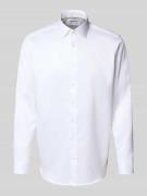 Jake*s Regular Fit Business-Hemd mit Kentkragen in Weiss, Größe 41/42